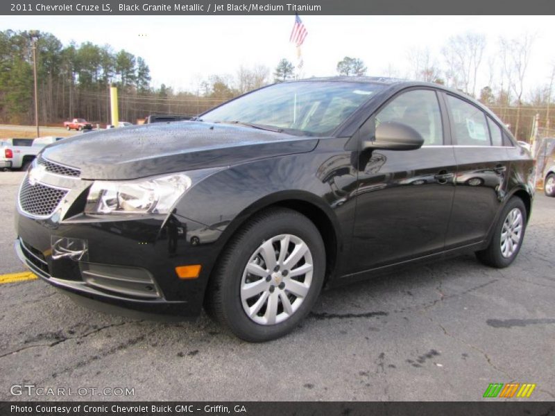Black Granite Metallic / Jet Black/Medium Titanium 2011 Chevrolet Cruze LS