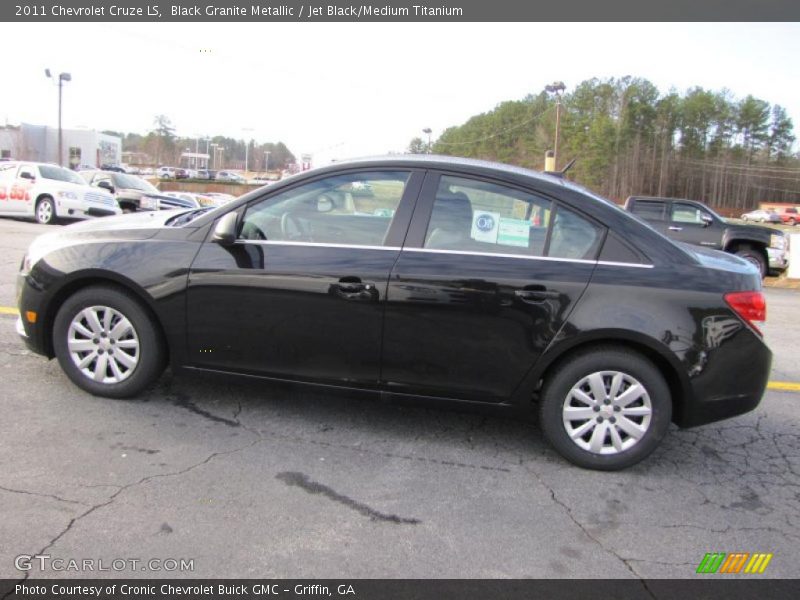 Black Granite Metallic / Jet Black/Medium Titanium 2011 Chevrolet Cruze LS