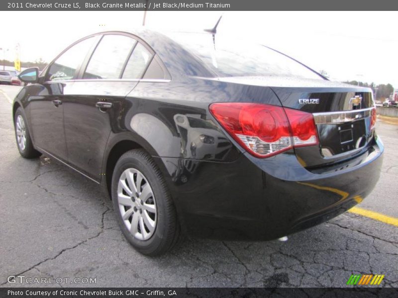 Black Granite Metallic / Jet Black/Medium Titanium 2011 Chevrolet Cruze LS