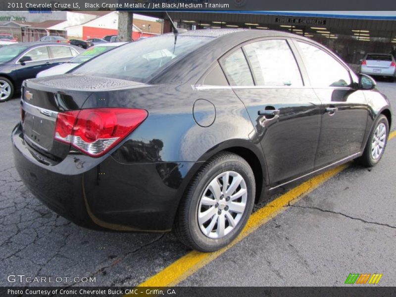 Black Granite Metallic / Jet Black/Medium Titanium 2011 Chevrolet Cruze LS