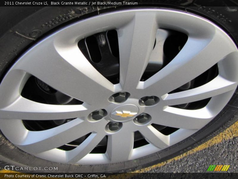Black Granite Metallic / Jet Black/Medium Titanium 2011 Chevrolet Cruze LS