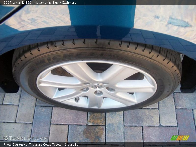 Aquamarine Blue / Cashmere 2007 Lexus ES 350