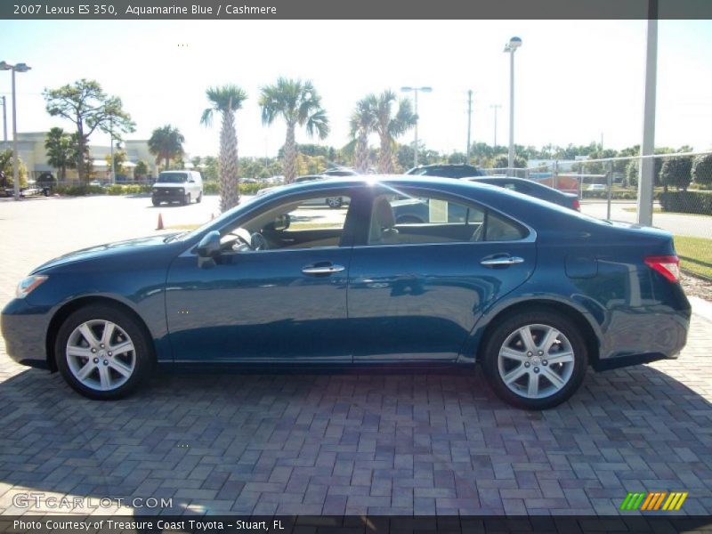Aquamarine Blue / Cashmere 2007 Lexus ES 350
