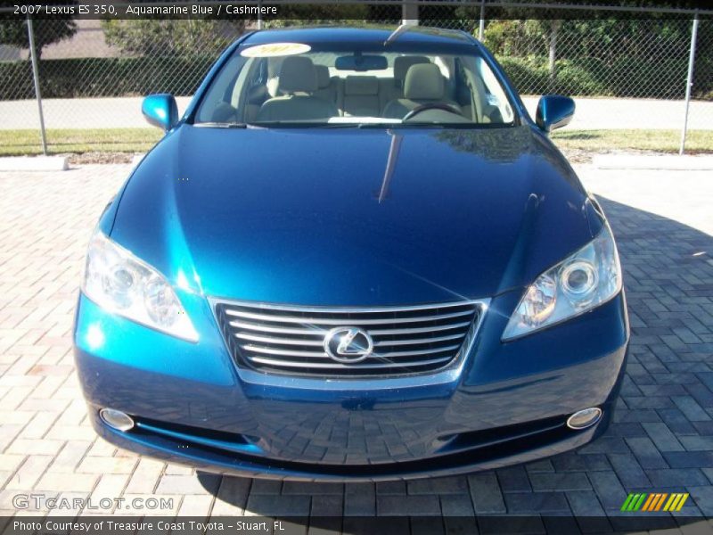 Aquamarine Blue / Cashmere 2007 Lexus ES 350