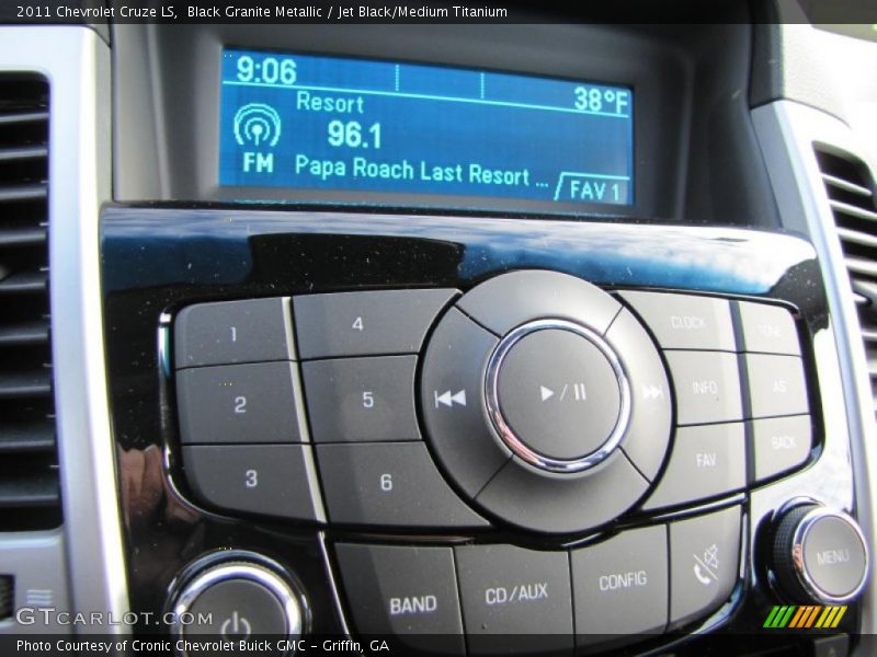 Black Granite Metallic / Jet Black/Medium Titanium 2011 Chevrolet Cruze LS