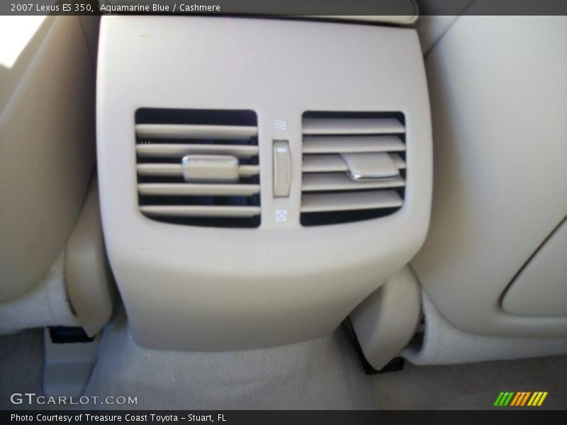 Aquamarine Blue / Cashmere 2007 Lexus ES 350