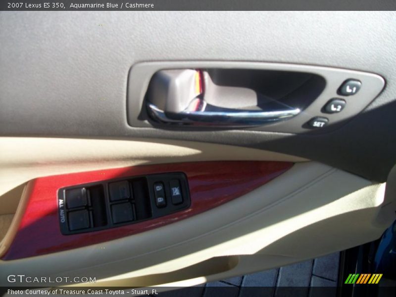 Aquamarine Blue / Cashmere 2007 Lexus ES 350