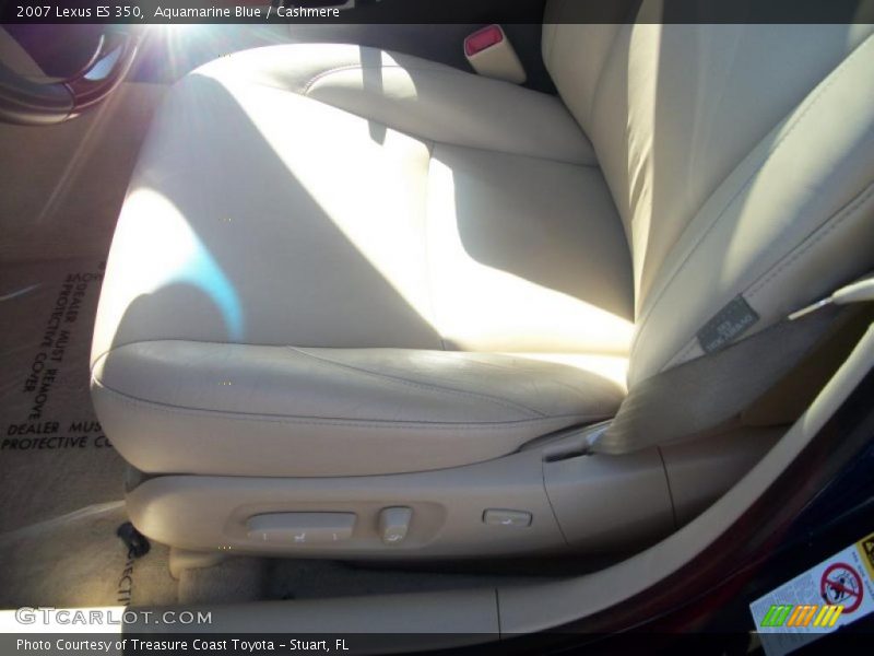 Aquamarine Blue / Cashmere 2007 Lexus ES 350