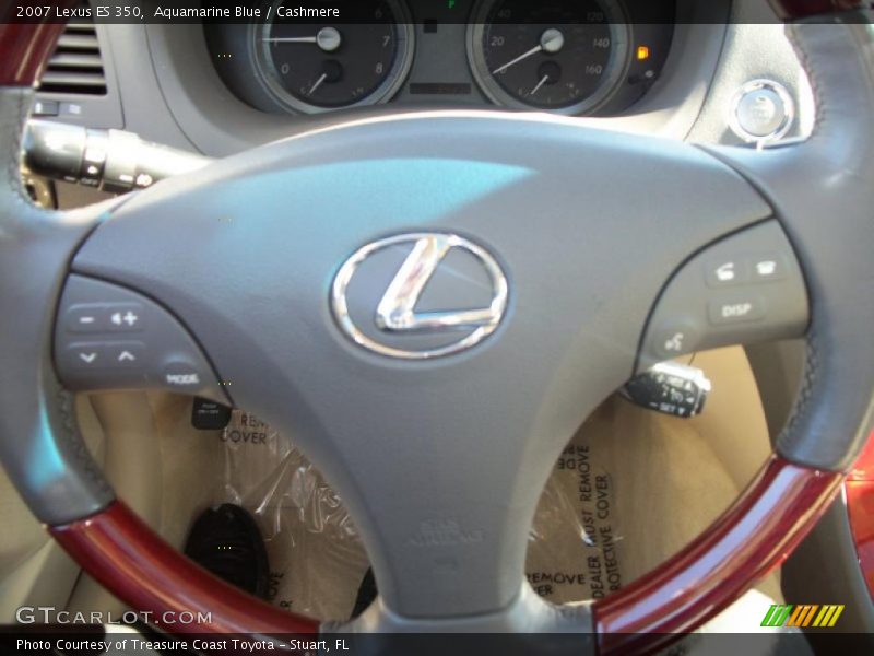 Aquamarine Blue / Cashmere 2007 Lexus ES 350