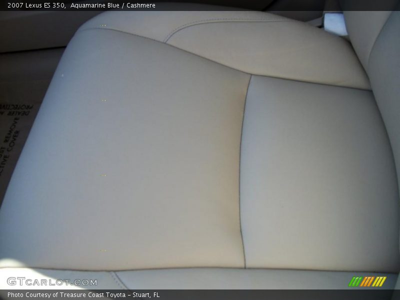 Aquamarine Blue / Cashmere 2007 Lexus ES 350