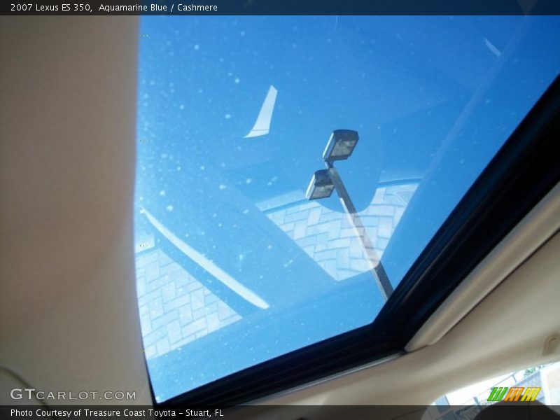 Aquamarine Blue / Cashmere 2007 Lexus ES 350