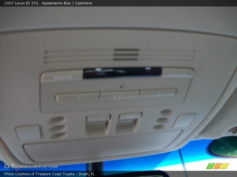 Aquamarine Blue / Cashmere 2007 Lexus ES 350