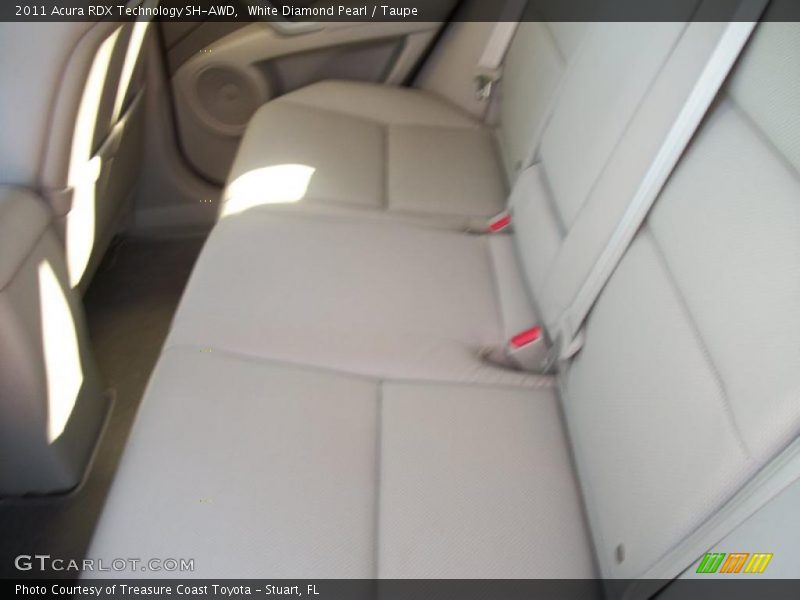 White Diamond Pearl / Taupe 2011 Acura RDX Technology SH-AWD