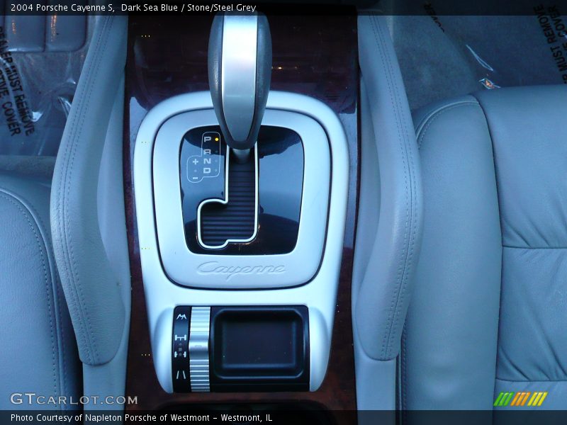 Dark Sea Blue / Stone/Steel Grey 2004 Porsche Cayenne S
