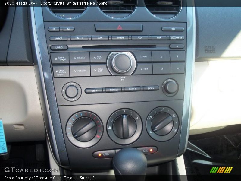 Crystal White Pearl Mica / Sand 2010 Mazda CX-7 i Sport