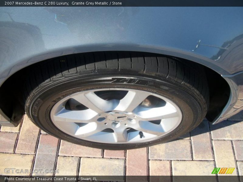 Granite Grey Metallic / Stone 2007 Mercedes-Benz C 280 Luxury