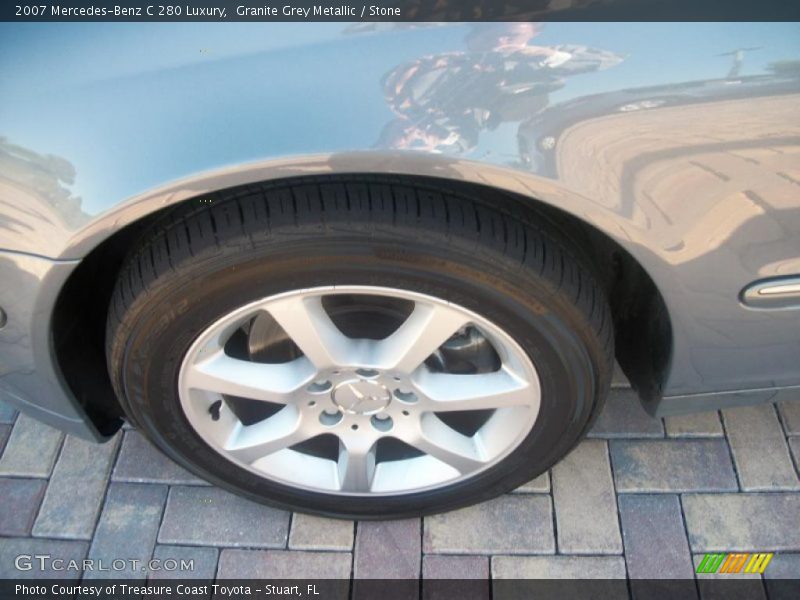 Granite Grey Metallic / Stone 2007 Mercedes-Benz C 280 Luxury