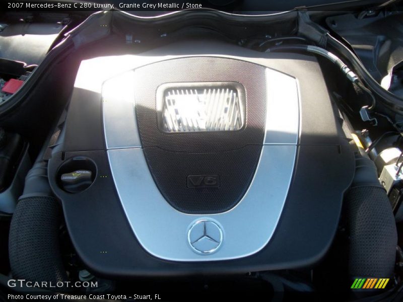 Granite Grey Metallic / Stone 2007 Mercedes-Benz C 280 Luxury