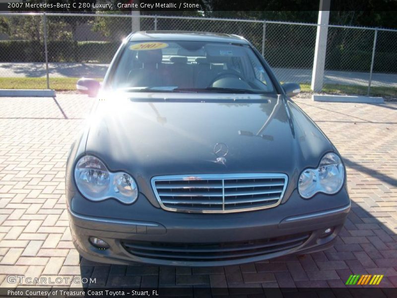Granite Grey Metallic / Stone 2007 Mercedes-Benz C 280 Luxury