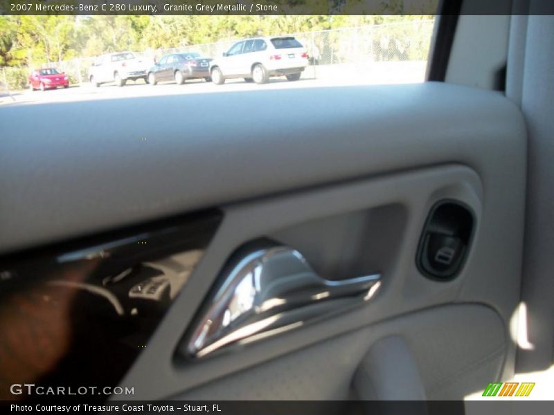 Granite Grey Metallic / Stone 2007 Mercedes-Benz C 280 Luxury