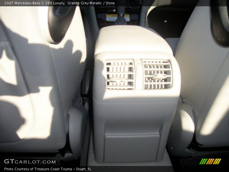 Granite Grey Metallic / Stone 2007 Mercedes-Benz C 280 Luxury