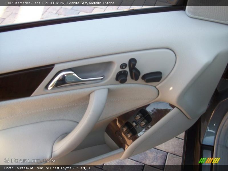 Granite Grey Metallic / Stone 2007 Mercedes-Benz C 280 Luxury