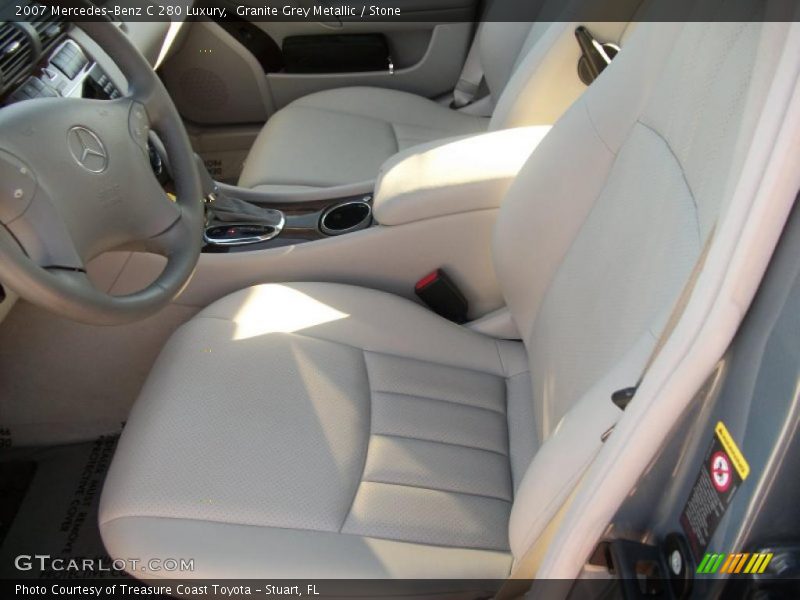 Granite Grey Metallic / Stone 2007 Mercedes-Benz C 280 Luxury