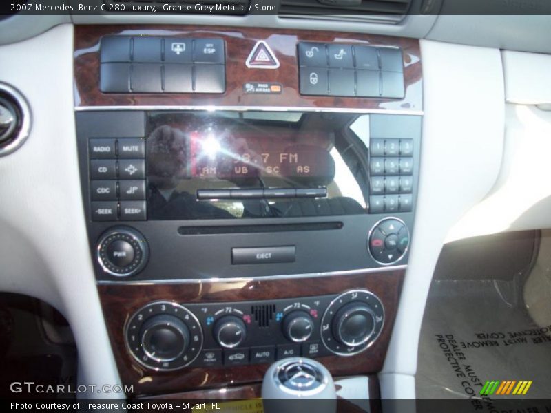 Granite Grey Metallic / Stone 2007 Mercedes-Benz C 280 Luxury