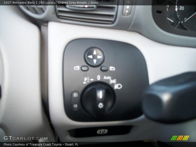 Granite Grey Metallic / Stone 2007 Mercedes-Benz C 280 Luxury