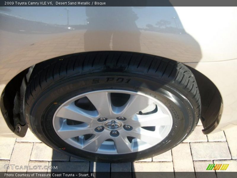 Desert Sand Metallic / Bisque 2009 Toyota Camry XLE V6