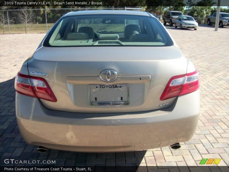 Desert Sand Metallic / Bisque 2009 Toyota Camry XLE V6