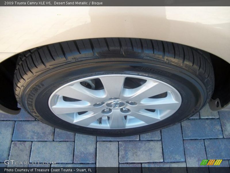 Desert Sand Metallic / Bisque 2009 Toyota Camry XLE V6