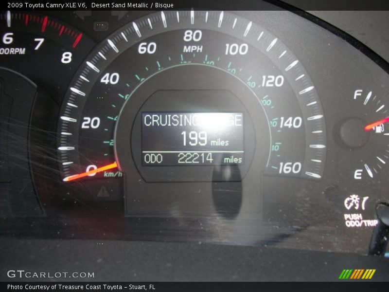 Desert Sand Metallic / Bisque 2009 Toyota Camry XLE V6