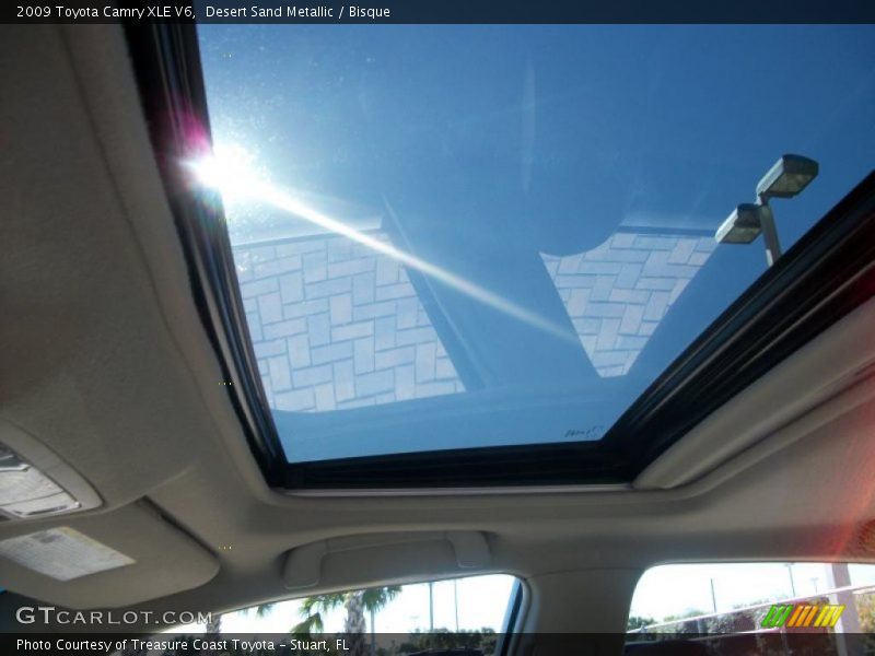 Desert Sand Metallic / Bisque 2009 Toyota Camry XLE V6