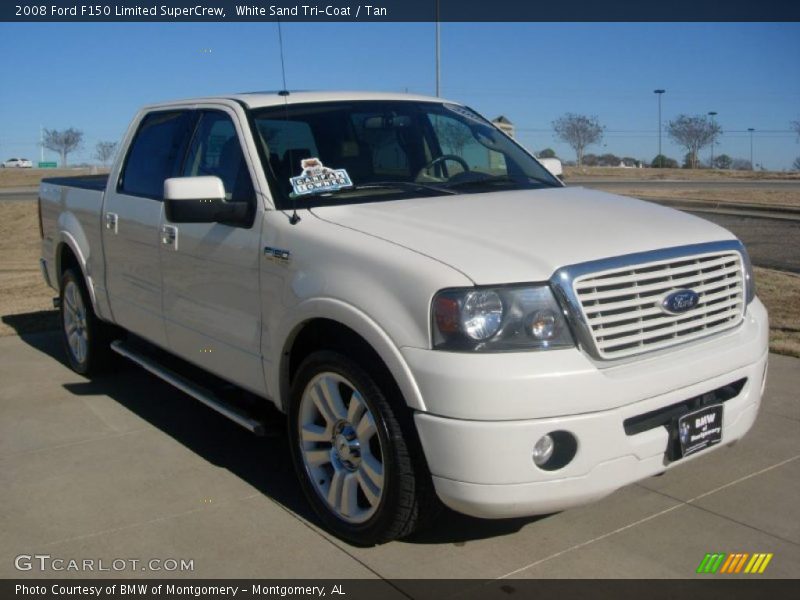 White Sand Tri-Coat / Tan 2008 Ford F150 Limited SuperCrew