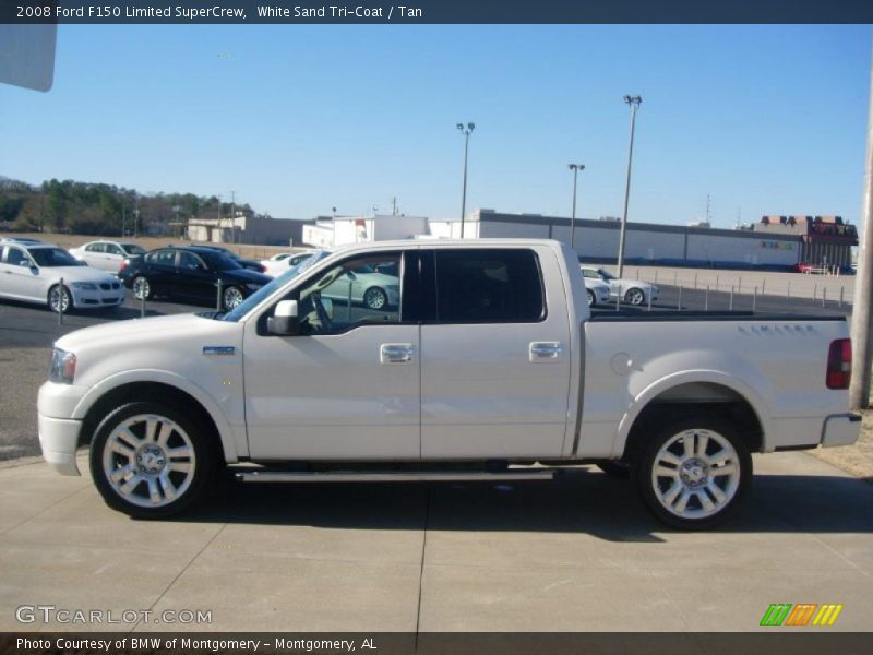 White Sand Tri-Coat / Tan 2008 Ford F150 Limited SuperCrew