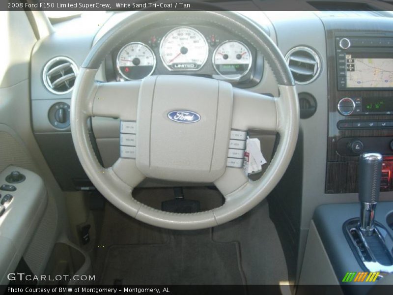 White Sand Tri-Coat / Tan 2008 Ford F150 Limited SuperCrew
