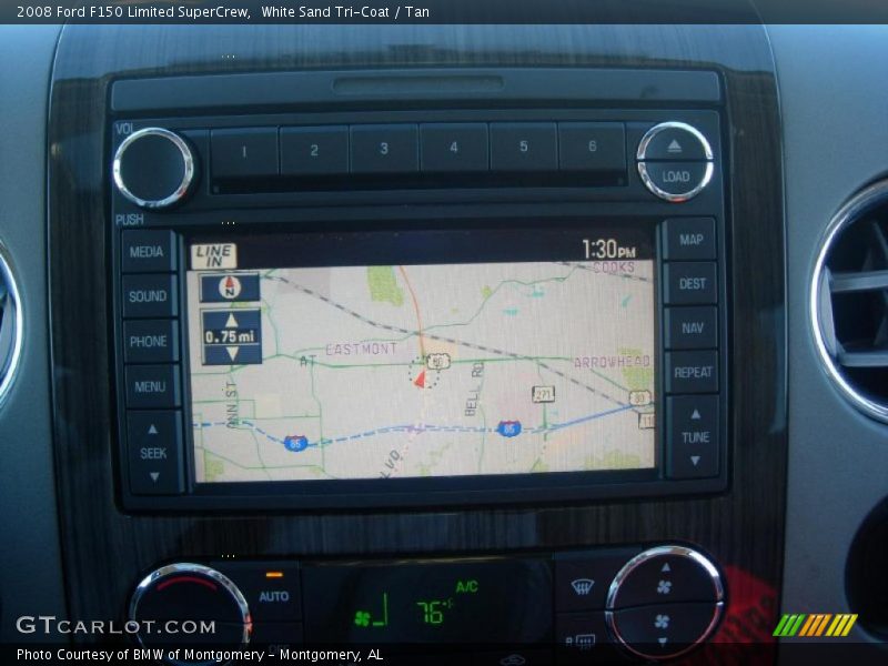 Navigation of 2008 F150 Limited SuperCrew