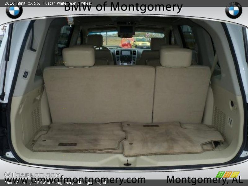 Tuscan White Pearl / Wheat 2010 Infiniti QX 56