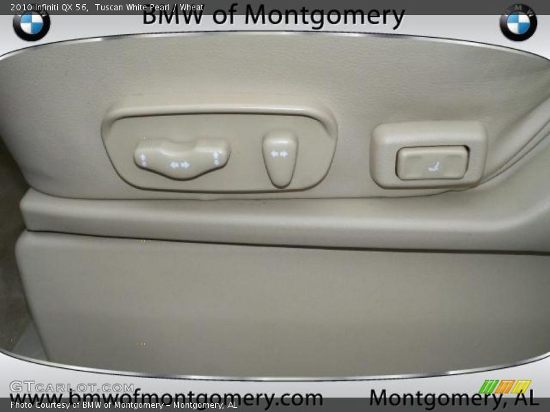 Tuscan White Pearl / Wheat 2010 Infiniti QX 56