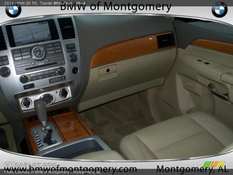 Tuscan White Pearl / Wheat 2010 Infiniti QX 56