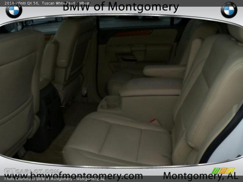 Tuscan White Pearl / Wheat 2010 Infiniti QX 56