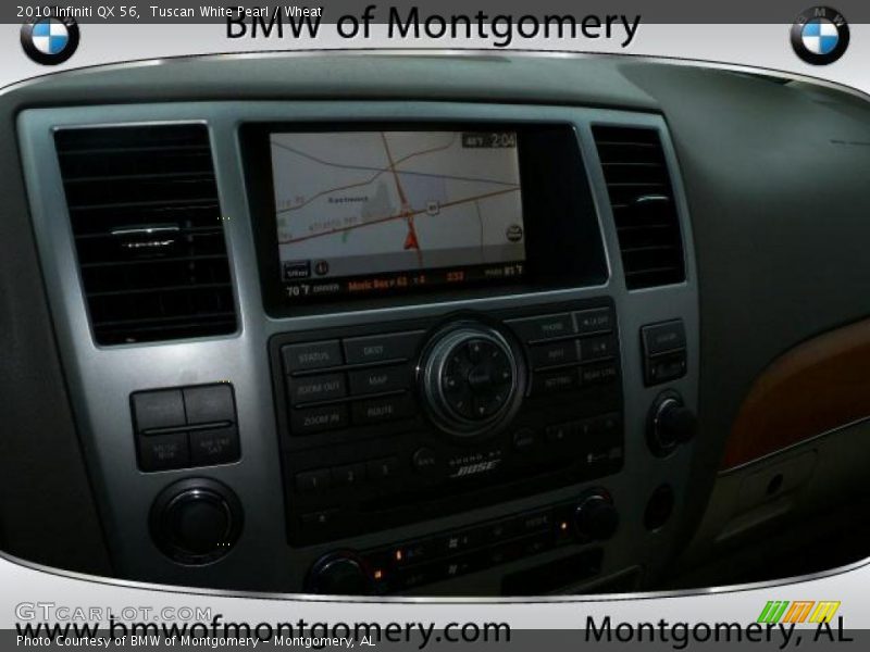 Tuscan White Pearl / Wheat 2010 Infiniti QX 56