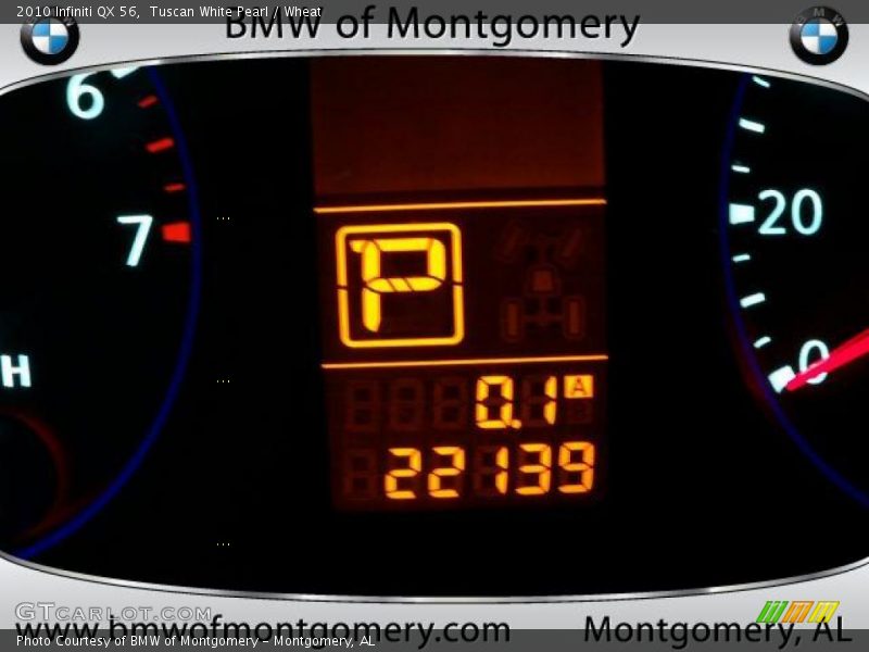 Tuscan White Pearl / Wheat 2010 Infiniti QX 56