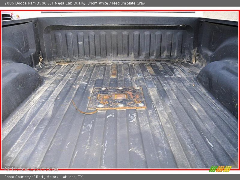 Bright White / Medium Slate Gray 2006 Dodge Ram 3500 SLT Mega Cab Dually