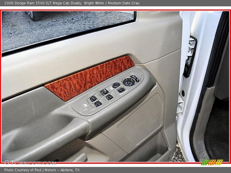 Bright White / Medium Slate Gray 2006 Dodge Ram 3500 SLT Mega Cab Dually