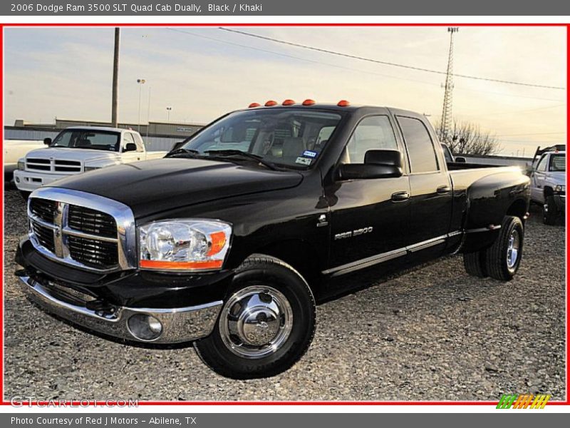 Black / Khaki 2006 Dodge Ram 3500 SLT Quad Cab Dually