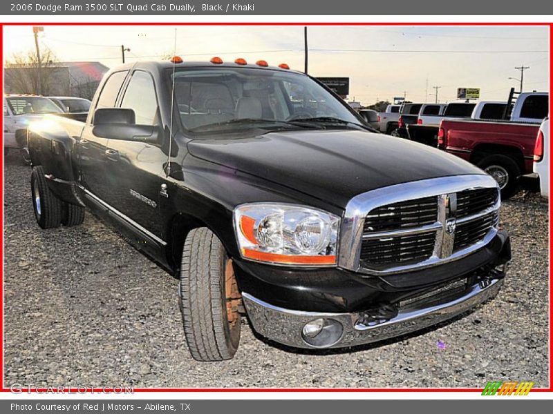 Black / Khaki 2006 Dodge Ram 3500 SLT Quad Cab Dually
