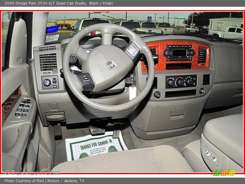 Black / Khaki 2006 Dodge Ram 3500 SLT Quad Cab Dually