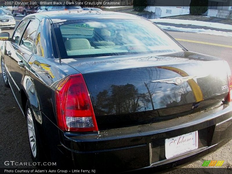 Brilliant Black / Dark Slate Gray/Light Graystone 2007 Chrysler 300